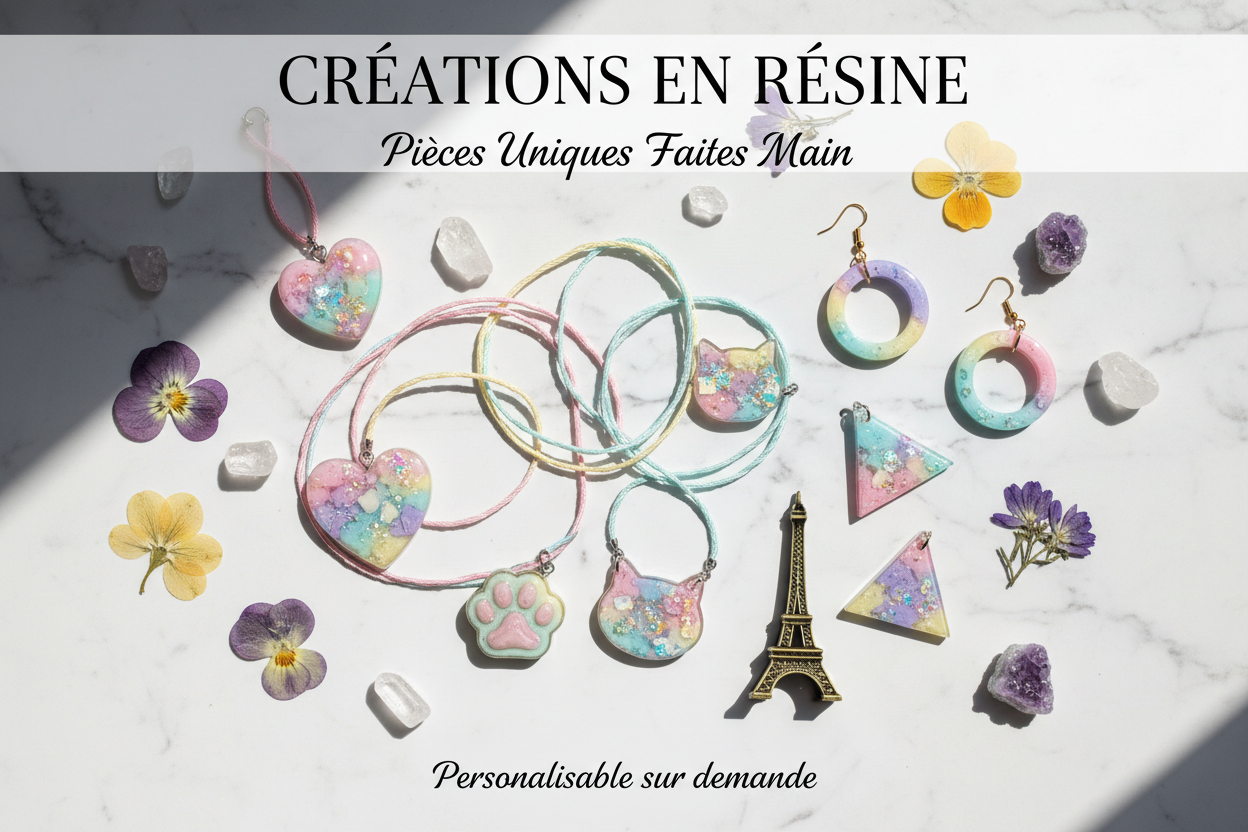 Créations Uniques en Résine Fait Main