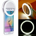 Anneau Selfie LED à clipser pour téléphone | Lumière pour selfies et streaming