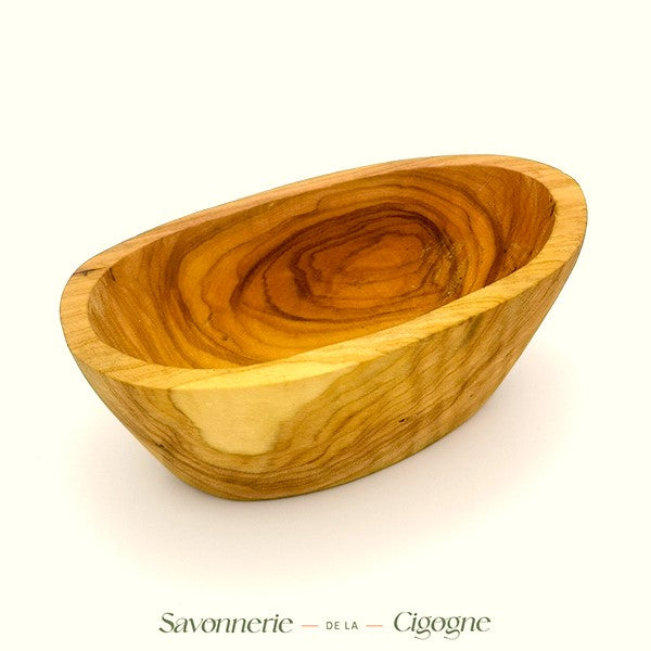 Porte-savon en bois d'olivier – Artisanal & Naturel