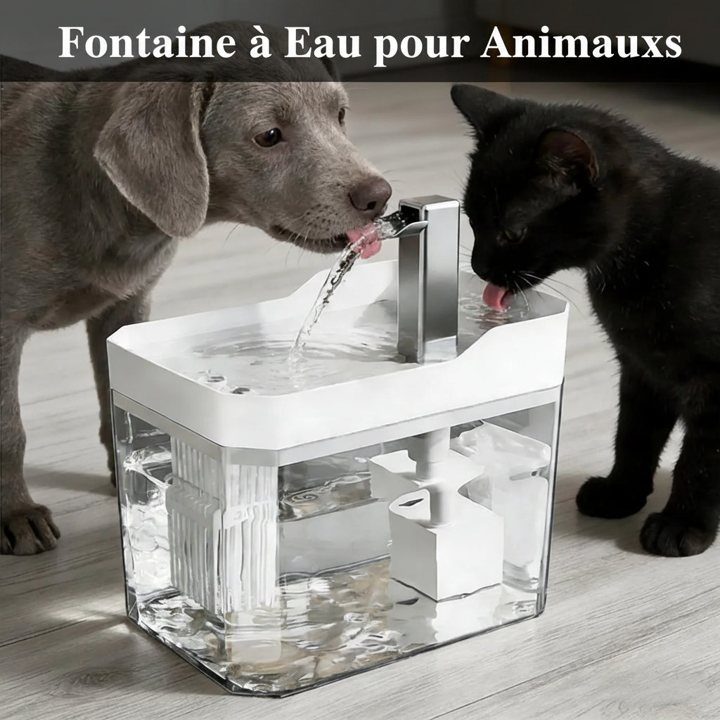 Fontaine à Eau Automatique pour Chat – 1,5 L, Silencieuse & Intelligente