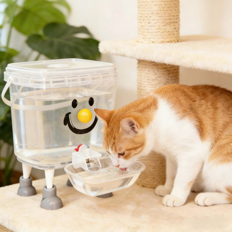 Distributeur d'Eau Automatique pour Animaux – 3 Litres, Sans Électricité