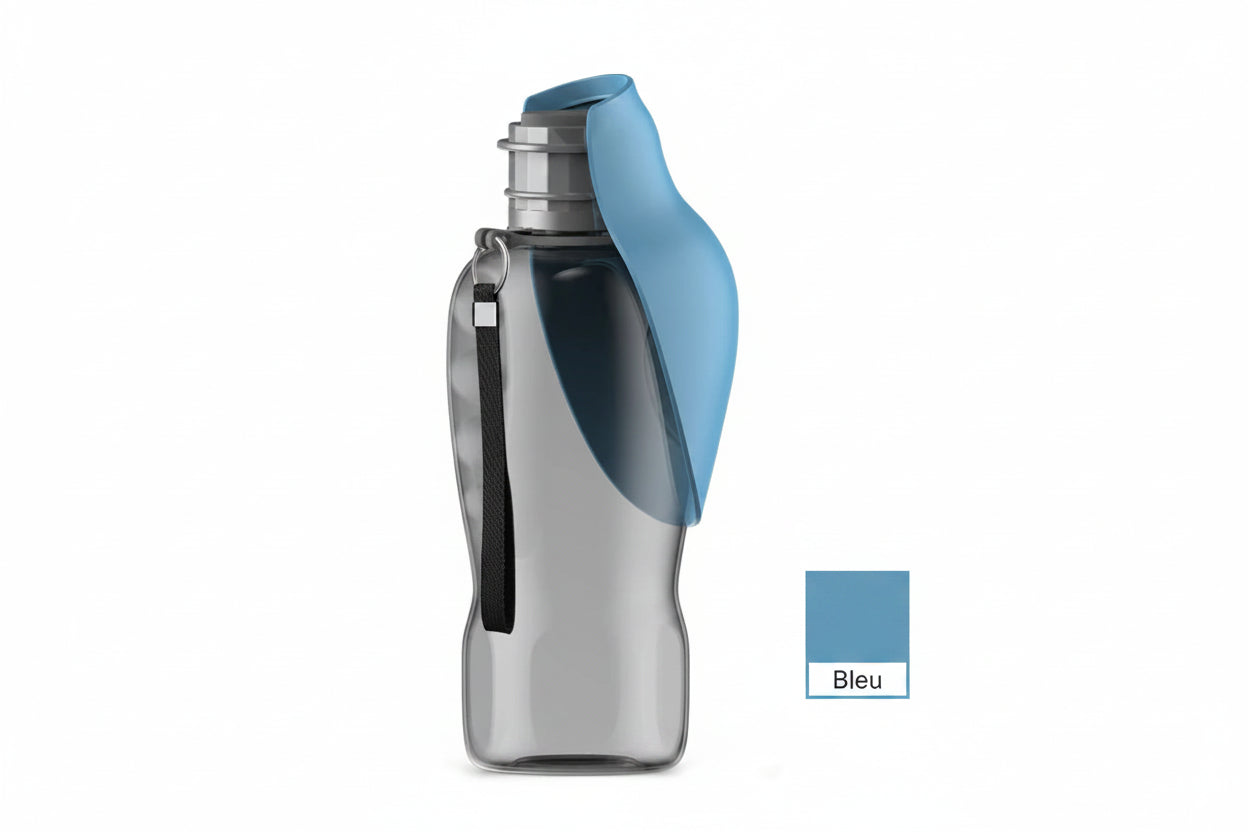 Gourde Portable pour Chien 800ML – Distributeur d'Eau de Voyage