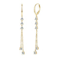 Boucles d'Oreilles Créoles Moissanite Argent 925 – Cadeau Fête des Mères
