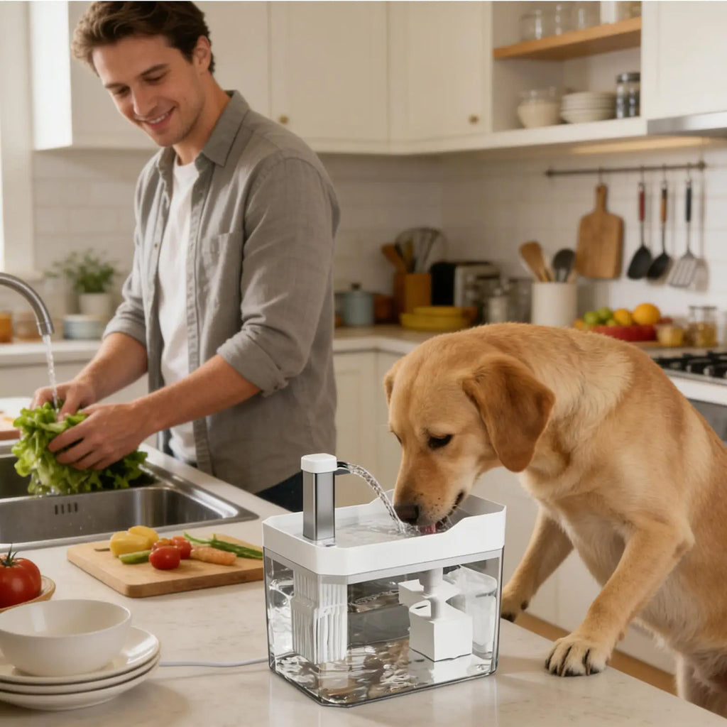 Fontaine à Eau Automatique pour Chat – 1,5 L, Silencieuse & Intelligente