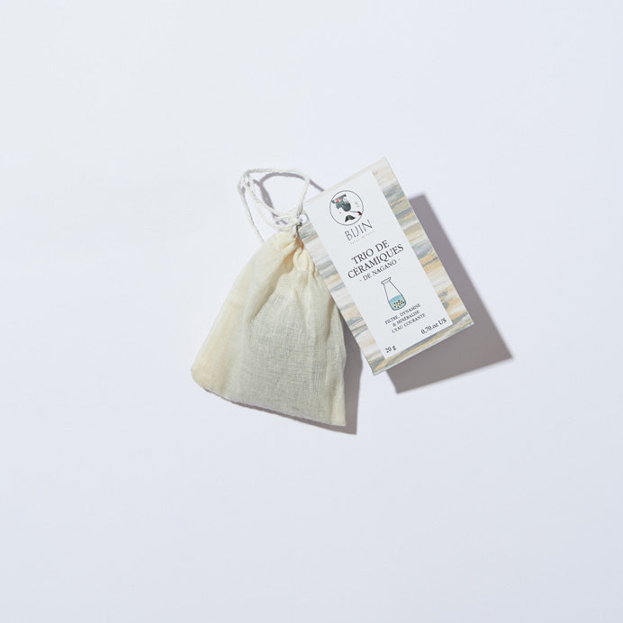 Trio de Béilles de Céramiques Filtrantes de Nagano – Purifie & Hydrate l'Eau