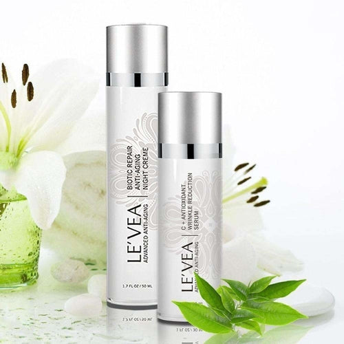 Coffret Anti-Âge | Crème de Nuit Réparatrice + Sérum Vitamine C