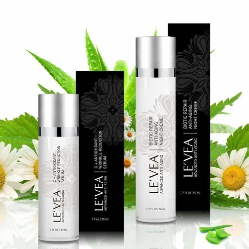 Coffret Anti-Âge | Crème de Nuit Réparatrice + Sérum Vitamine C