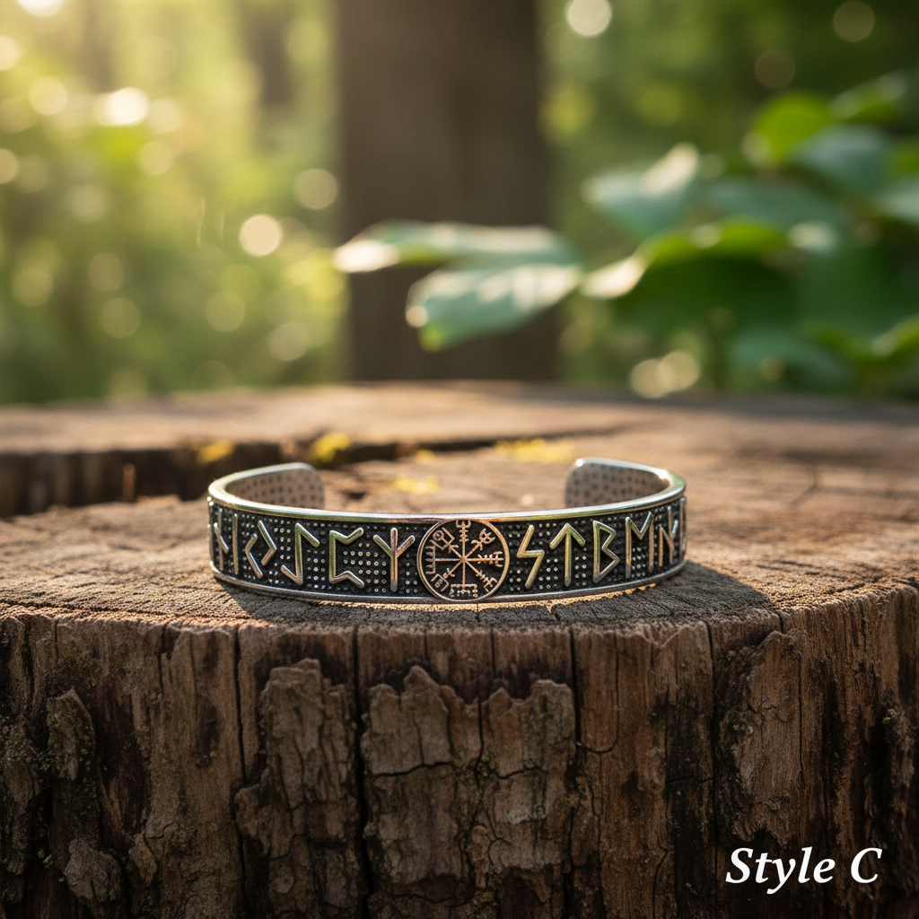 Bracelet Viking Style C — Forêt