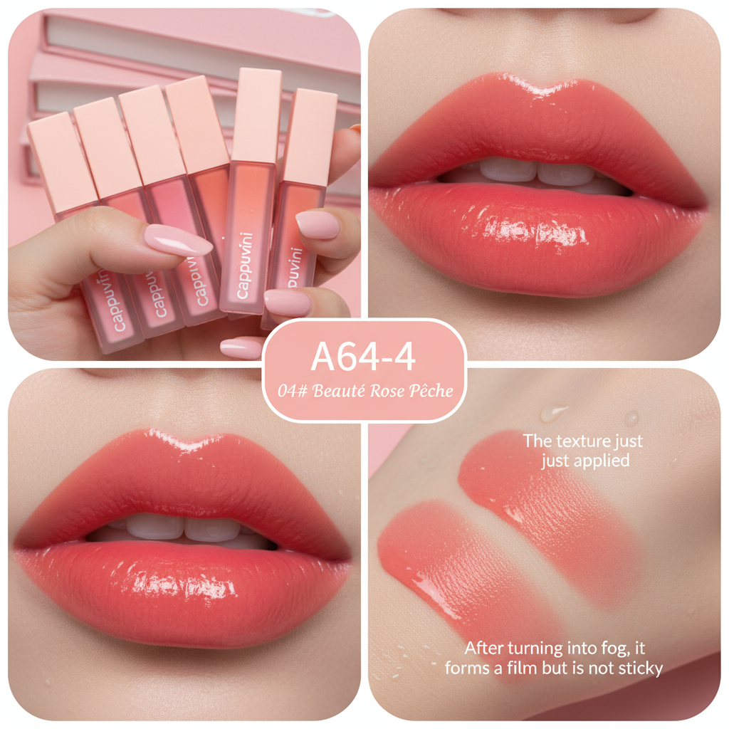 Cappuvini A64-4 Beauté Rose Pêche