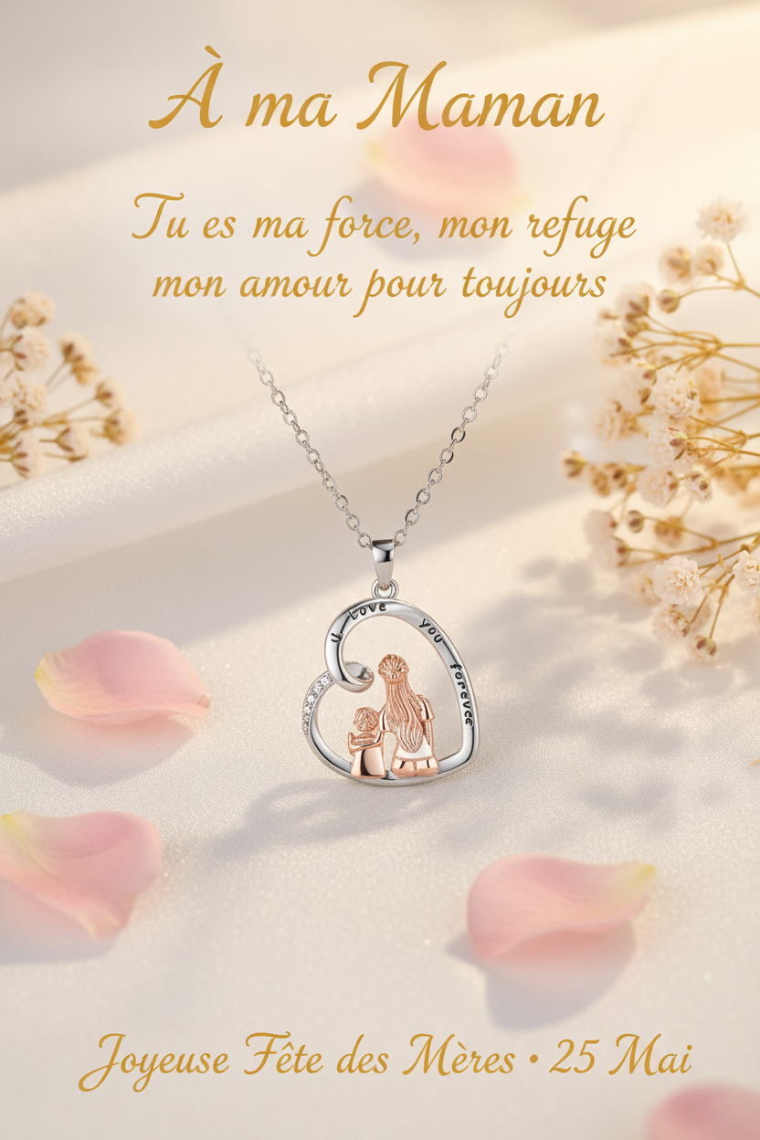 Collier À ma Maman - Fête des Mères