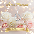 Collier À ma Maman - Image Vendeuse Fête des Mères