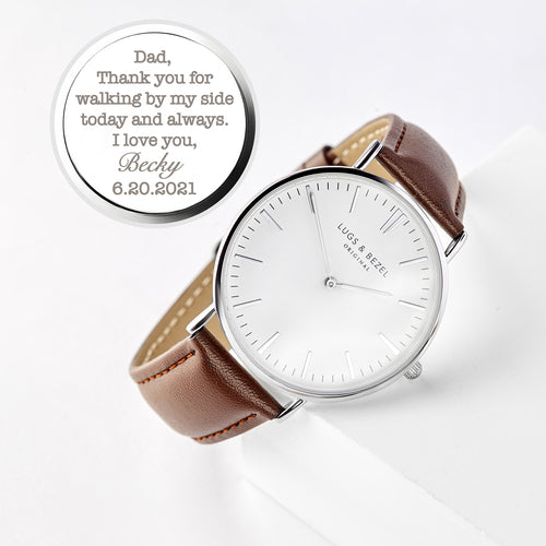 Montre Homme Personnalisée Gravée – Cadeau Fête des Pères