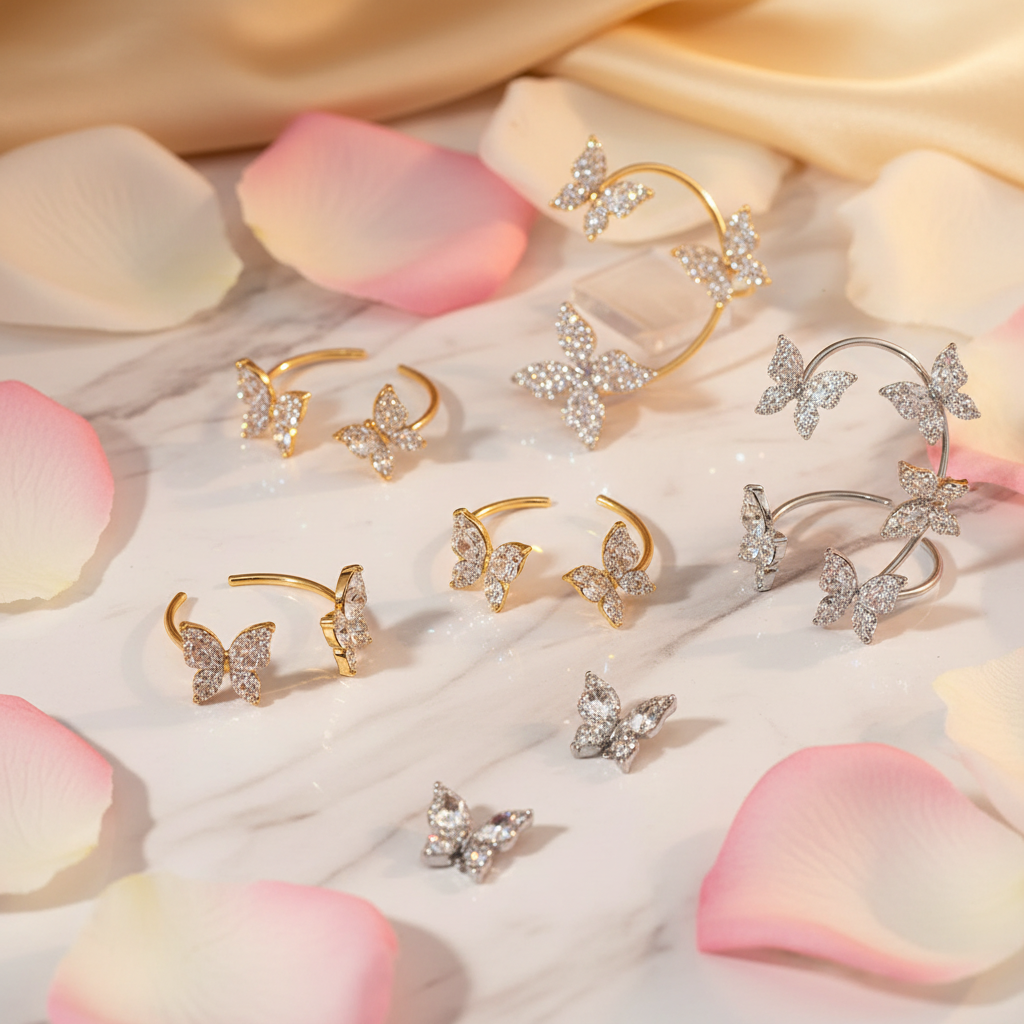 Ear cuffs papillon - Image vendeuse