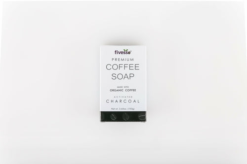 Savon au Charbon Actif & Café — Exfoliant Premium