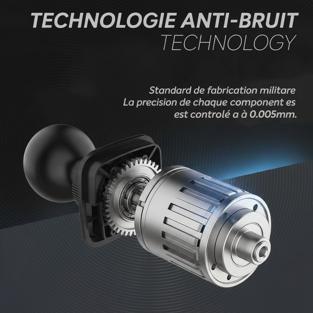 Technologie anti-bruit - précision militaire