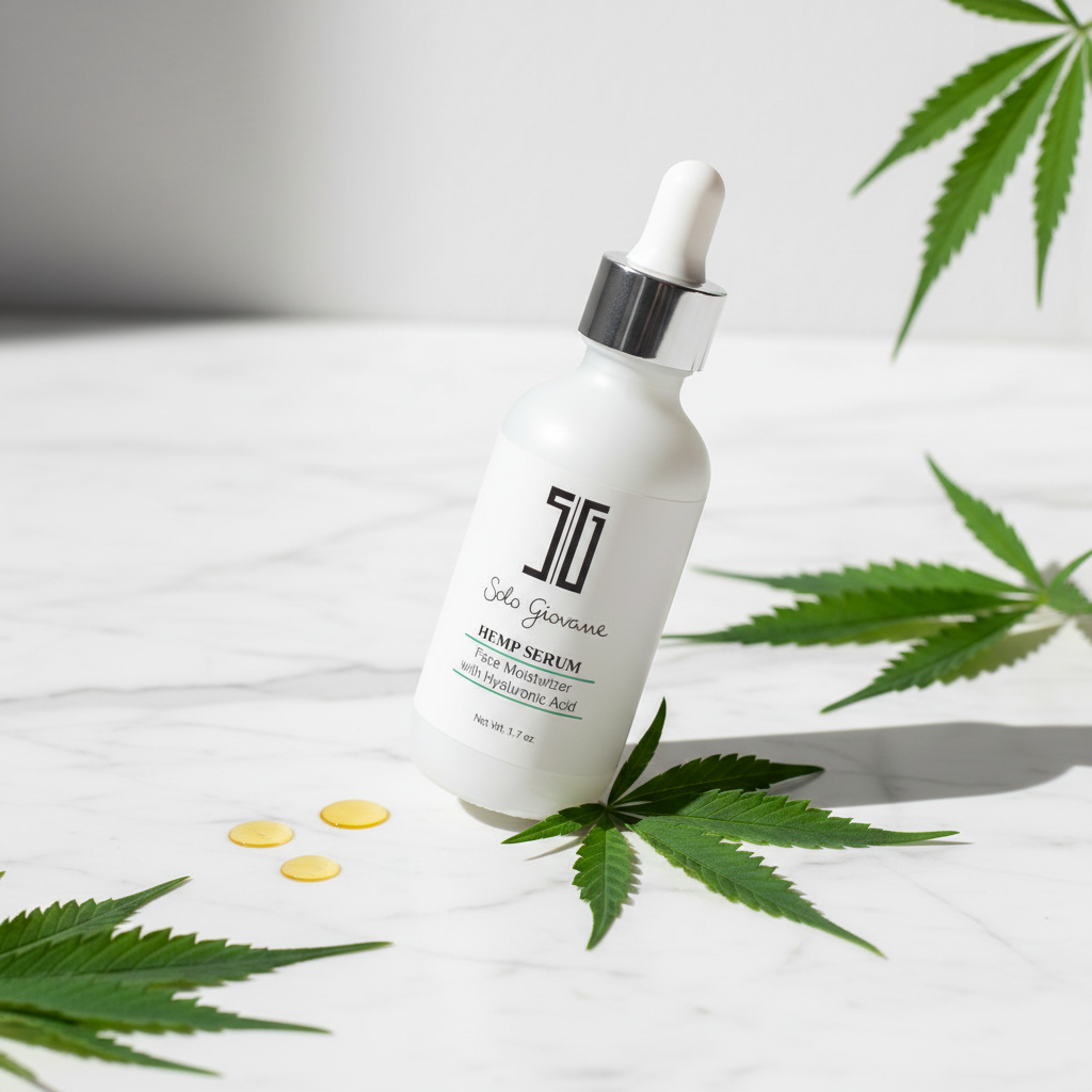 SG Hemp Serum Solo Giovane — Sérum visage chanvre et acide hyaluronique