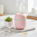 Humidificateur ultrasonique USB rose - ambiance zen