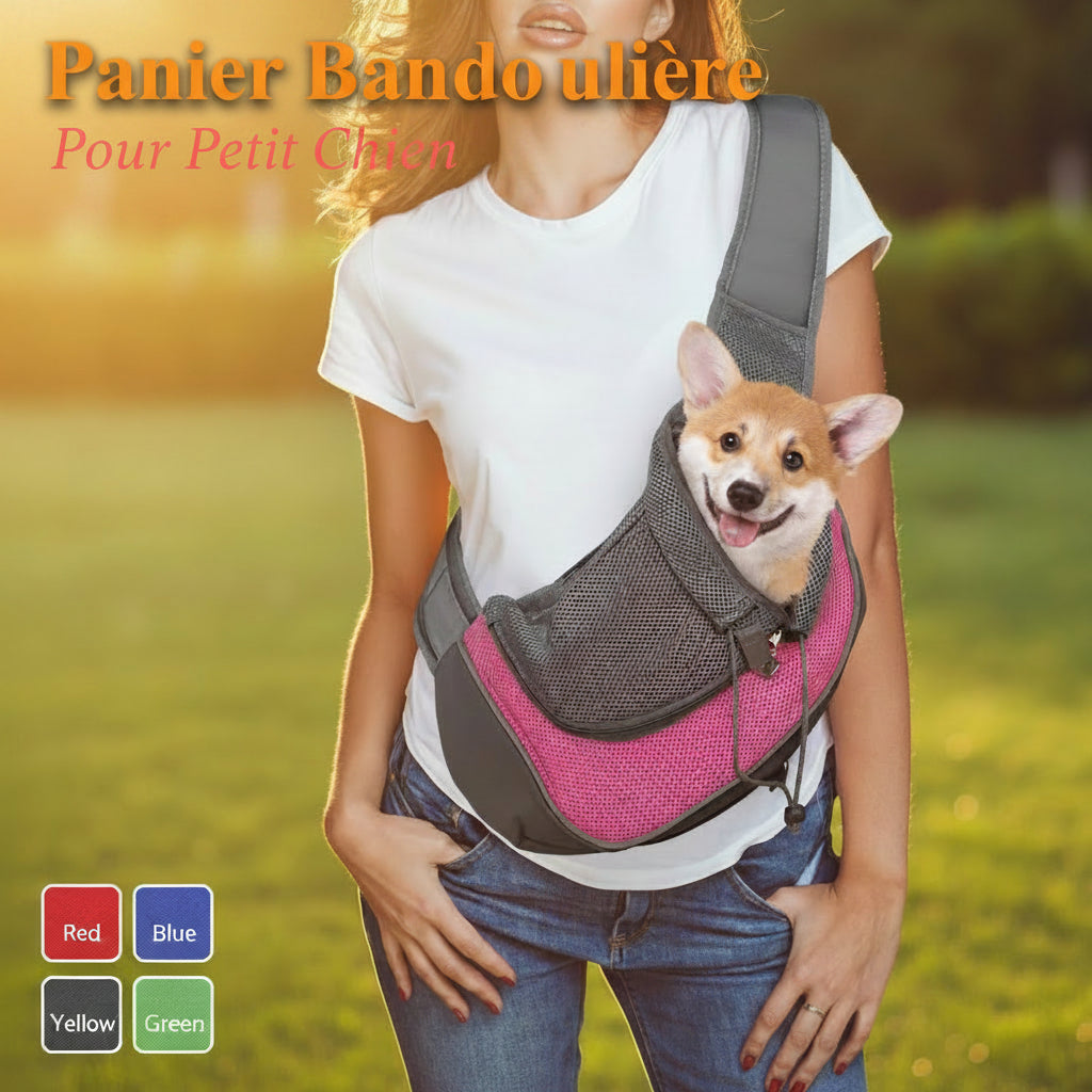 Sac de Transport pour Chiot & Chaton — Sac À Bandoulière de Voyage