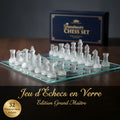 Jeu d'échecs en Verre 14" – Cadeau Luxe Fête des Pères
